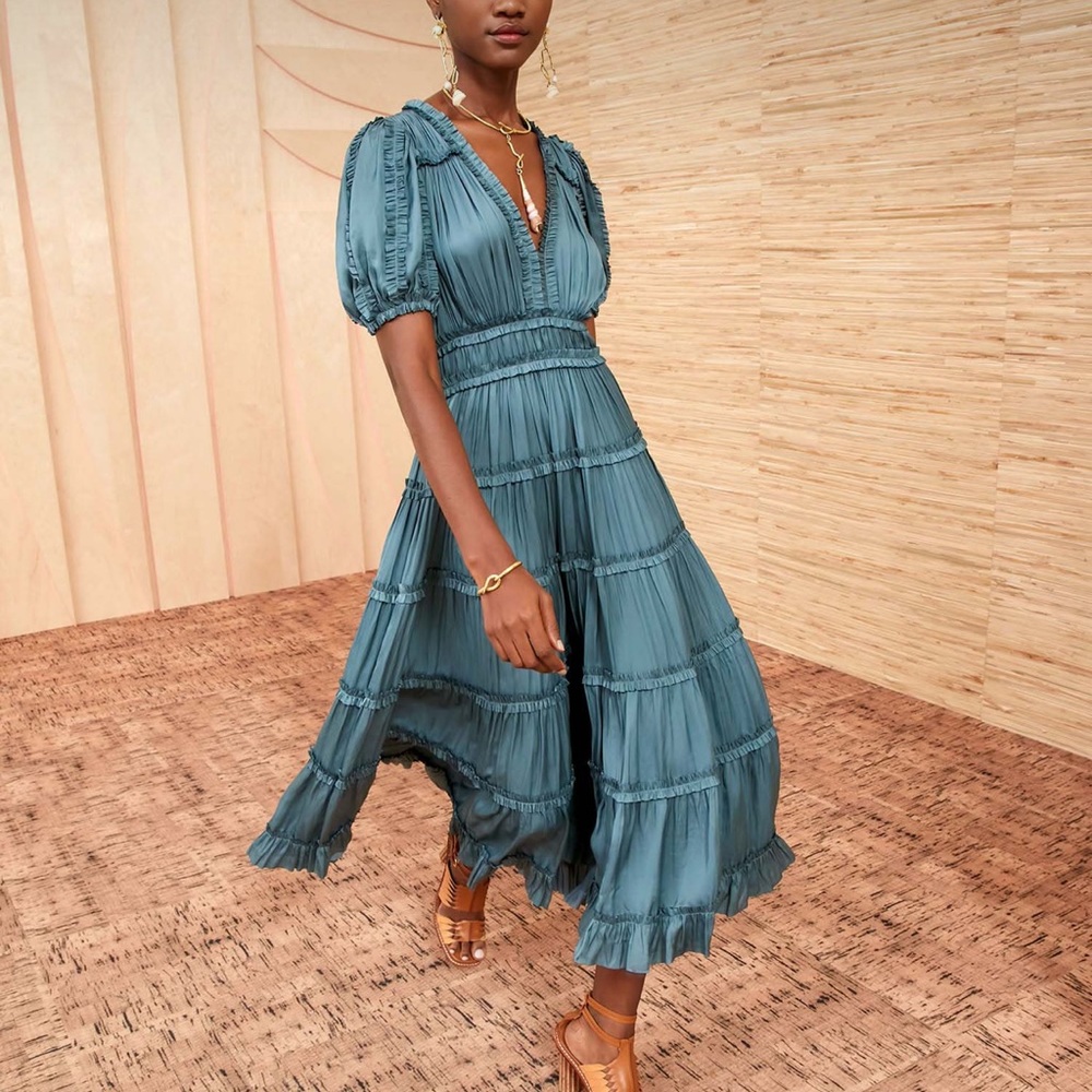Ulla Johnson Olivia Dress Atlantic